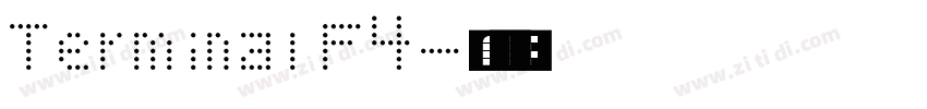 Terminal F4字体转换